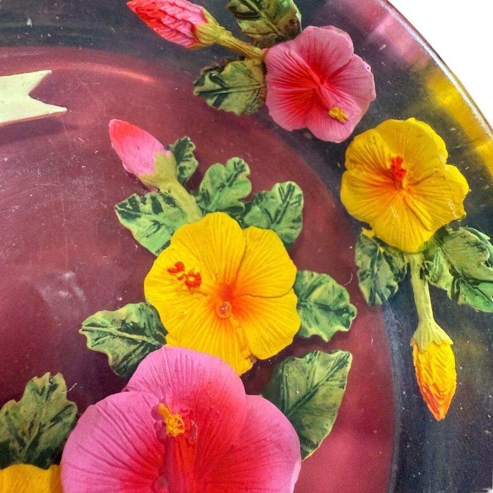 Vintage Lucite Resin Acrylic Hawaii souvenir Ashtray/Trinket Bowl - Picture 2 of 14